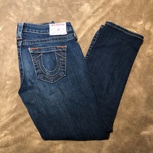 Cropped True Religion jeans